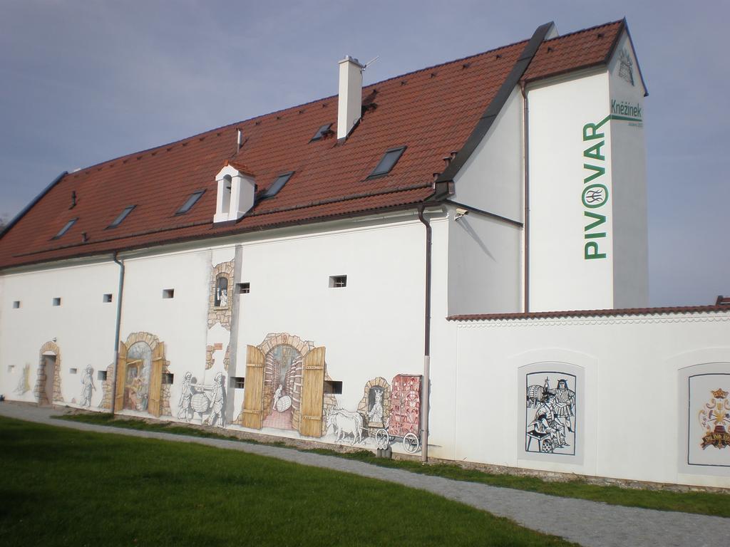 Wellness Hotel & Minipivovar Knezinek Budweis Exterior foto